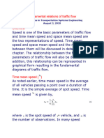 Space Mean Speed Calculation