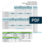 Jadwal KBM Ma As-Syafi'iyah Revisi 2022