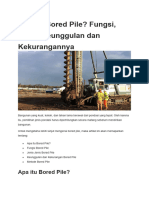 Bahan Bore Pile