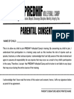 PVC Parental Consent