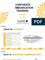 Corporate Communication Training