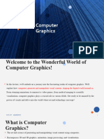 Lecture 1-Introduction To Computer Graphics