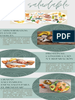 Infografía Vida Saludable Moderno Verde