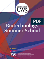 Biotechnology Summer School Web Booklet