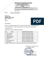 Surat Tugas Siswa DPRD Prov. Banten