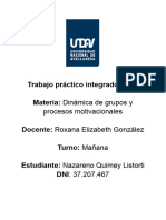 TPIF Dinámicas de Grupos y Procesos Motivacionales