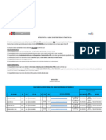 Fechas y Horarios de Entrevista I Bloque Convocatoria Cas 019-2024