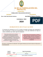 Estructura de La Formulación Del Proyecto.: - Joe Antonio Ramirez Panduro