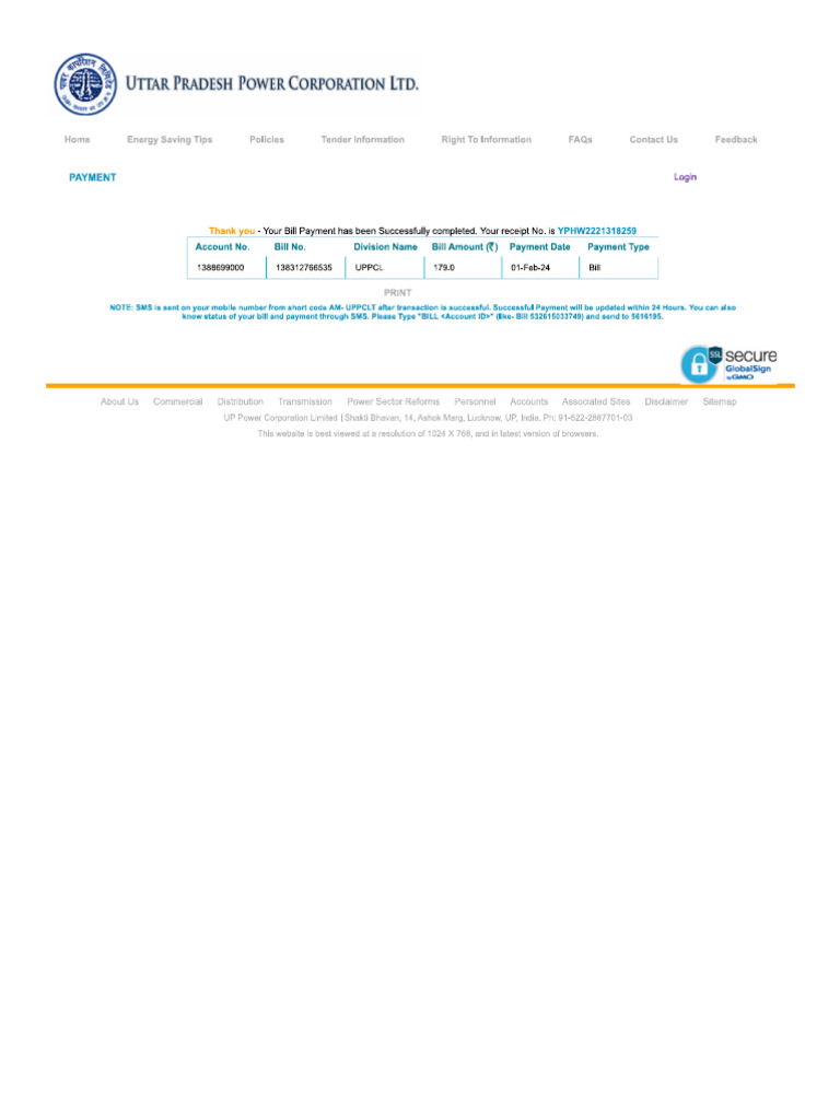 Light Bill | PDF