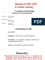 Introduction To GIS, GPS and Remote Sensing