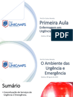 Aula 1 - Início Da Disciplina Urgência e Emergência