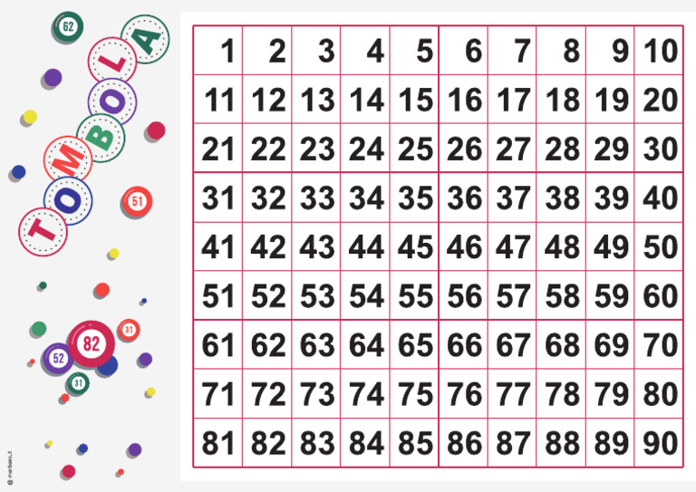 Cartellone Tombola PDF