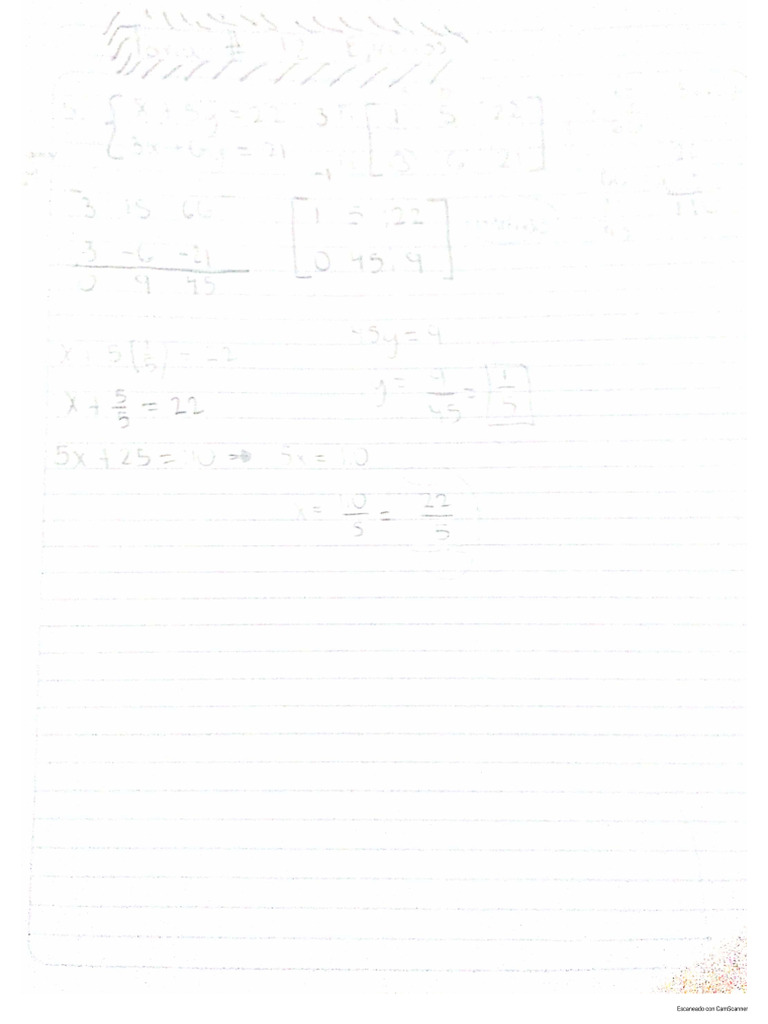 Tarea De álgebra Pdf