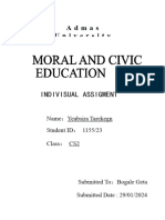Moral and Civic Education Yaba