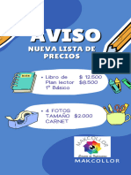 Historia Aviso Importante Productos Escolares Ilustrativo Infantil Celeste