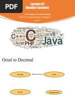 CSE115 - Lecture 01 - Number Systems - Part 2