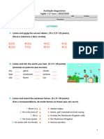 RTP - Teste Diagnóstico Inglês 5.º