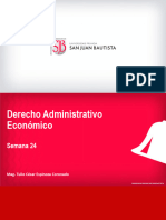 Derecho Administrativo ECONÓMICO - Exposición Semana 24 UPSJB - 2022 - II