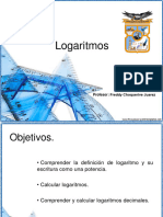 Tema - Logaritmos - Prof. Freddy Ch. J.