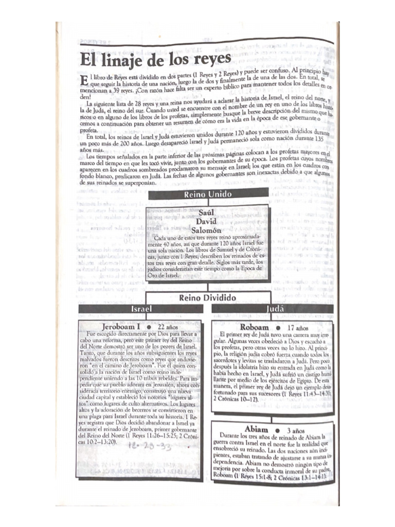 El Linaje de Los Reyes | PDF