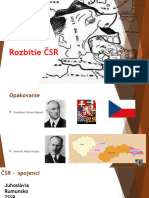 23.B Rozbitie ČSR