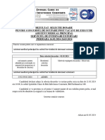 Rezultat Selectie Dosare Concurs Asistent Medical Principal Serviciul de Internari Externari 01.03.2024