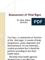 Assessment of Vital Signs