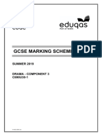 Gcse Marking Scheme: SUMMER 2019