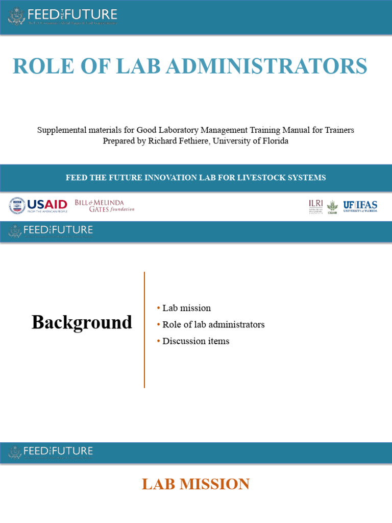 Role of Lab Administrators in Research | PDF | Laboratories | Innovation