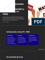 Pactos Internacionales de Derechos Economicos Sociales y Culturales Ley 74 1968