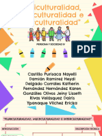 Pluriculturalidad, Multiculturalidad e Interculturalidad