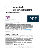 Relacionamento de Fidelização de Clientes para Salão de Beleza