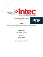 TAREA 1.1. Análisis Artículo - Gestión RRHH y Equipos de Trabajo Multiculturales en Empresas Internacionales