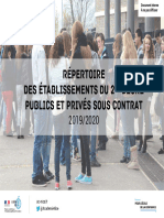 AcademieNice Repertoire Etablissements Scolaires 2019 2020