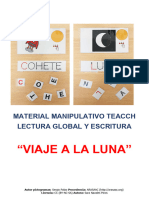 TEACCH Lectoescritura Proyecto Viaje A La Luna