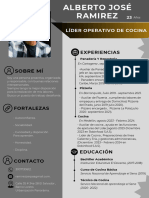 Curriculum Vitae Marketing Moderno Blanco y Amarillo