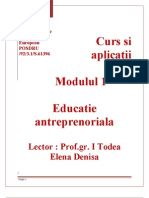 Modul 1 -Educatie antreprenoriala