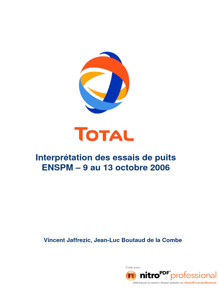 Well Test Interpretation Training | PDF