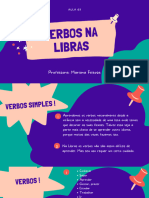 LIBRAS (AULA 3) - Verbos Na LIBRAS