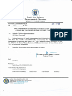 RM. No. 641, S. 2023 - Implementation of The Client Satisfaction Measurement (CSM) Form Prescribe by The Anti-Red Tape Authority