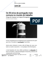 50 Erros de Português