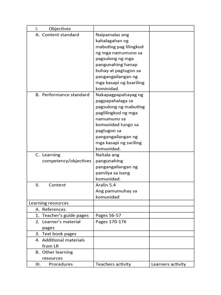 Objectives | PDF