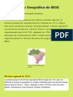 Divisão Geográfica Do IBGE