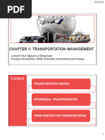 Chapter 5. Transportation Management (For Students)