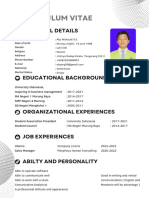 Curriculum Vitae Dalam Bahasa Inggris