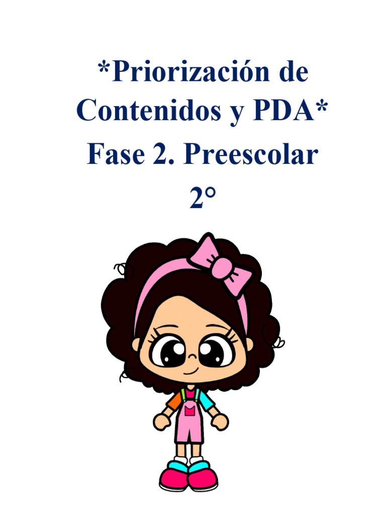 Contenidos y PDA Fase 2: Lenguajes Preescolar | PDF | Aprendizaje ...