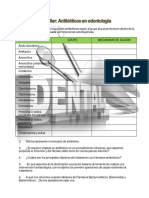 TALLER Estud. ANTIBIOTICOS EN ODONTOLOGIA