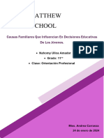 Influencias Familiares en Las Decisiones Educativas de Los Jóvenes-Nahomy