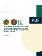 CPG Philippine Clinical Practice Guideline On Palliative and End of Life Care For Adults With Cancer