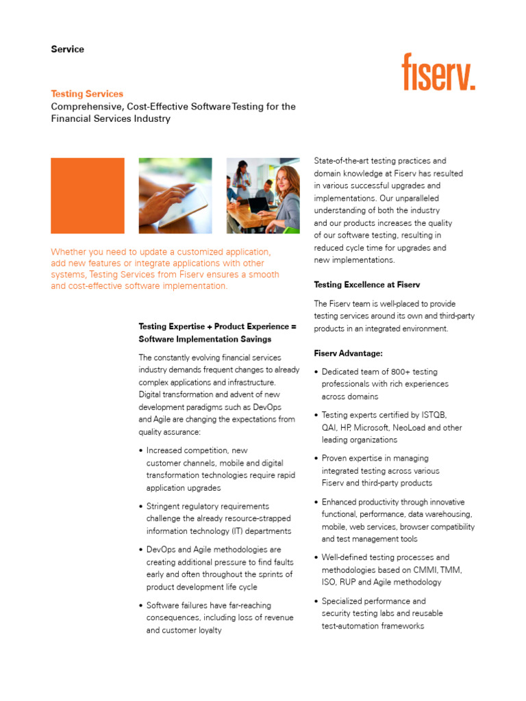 Comprehensive Software Testing Services | PDF | Software Testing ...